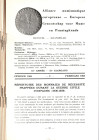 ALLIANCE NUMISMATIQUE EUROPEENNE. 9 fascicoli sciolti dal 1964 n. 11-12, 1965, n. 2-3-6-7\8- 10-11\12. 1966, n. 1.B96 brossure ed. buono stato, piccol...