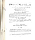 SCHWEIZER MUNZBLATTER. 12 fascicoli < 149-150-151-154-155-157-158-160-161-162-163-164.> 1988-1991. ottimi contributi numismatici sulla monetazione ant...
