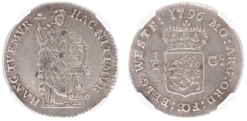 Bataafse Republiek (1795-1806) - West-Friesland - ½ Gulden 1796 (Sch. 101 / Delm...