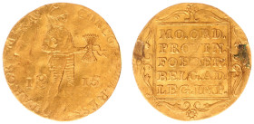 Koninkrijk NL Willem I als Soeverein-vorst (1813-1815) - Gouden Dukaat 1815 (Sch. 201) - F with traces of mounting