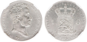 Koninkrijk NL Willem I (1815-1840) - 1 Gulden 1819 U (Sch. 259/S) - NGC AU DETAILS, cleaned