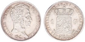 Koninkrijk NL Willem I (1815-1840) - 1 Gulden 1828 U (Sch. 265/R) - VF+