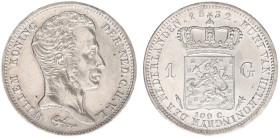 Koninkrijk NL Willem I (1815-1840) - 1 Gulden 1832 (Sch. 267) - UNC, cleaned