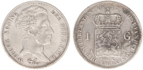 Koninkrijk NL Willem I (1815-1840) - 1 Gulden 1832/24 OVERDATE (Sch. 267ab) - a.VF
