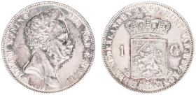 Koninkrijk NL Willem I (1815-1840) - 1 Gulden 1840 (Sch. 278) - Proof, unique in this version, lightly cleaned