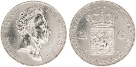 Koninkrijk NL Willem I (1815-1840) - 2½ Gulden 1840 (Sch. 257) - VF/XF, polished