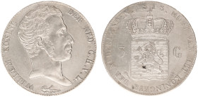 Koninkrijk NL Willem I (1815-1840) - 3 Gulden 1818 U (Sch. 240/S) - XF, cleaned
