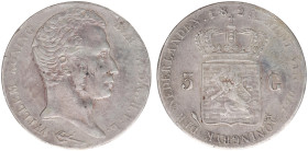 Koninkrijk NL Willem I (1815-1840) - 3 Gulden 1820 U (Sch. 242) - F/VF