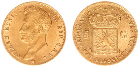 Koninkrijk NL Willem I (1815-1840) - 5 Gulden 1826 B (Sch. 197) - Gold - a.XF