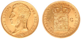 Koninkrijk NL Willem I (1815-1840) - 10 Gulden 1823 U (Sch. 178) - a.XF