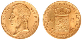 Koninkrijk NL Willem I (1815-1840) - 10 Gulden 1823 U (Sch. 178) - XF
