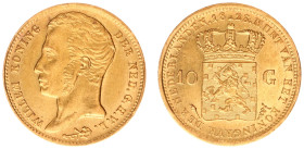 Koninkrijk NL Willem I (1815-1840) - 10 Gulden 1823 U (Sch. 178) - XF