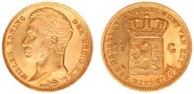 Koninkrijk NL Willem I (1815-1840) - 10 Gulden 1823 U (Sch. 178) - good XF