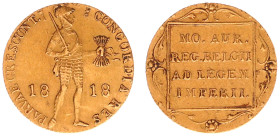 Koninkrijk NL Willem I (1815-1840) - Gouden Dukaat 1818 U (Sch. 205) - VF+