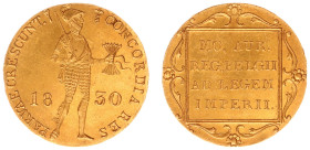 Koninkrijk NL Willem I (1815-1840) - Gouden Dukaat 1830 U (Sch. 214) - VF+, traces of mounting