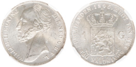 Koninkrijk NL Willem II (1840-1849) - 1 Gulden 1846 mm. sword (Sch. 524) - NGC MS65+