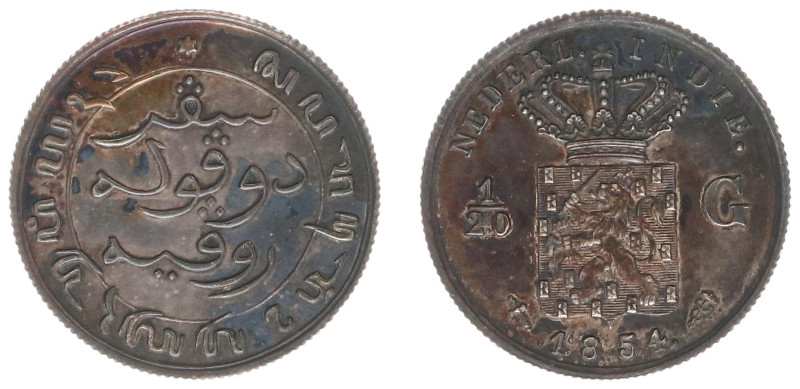 Nederlands-Indië - Nederlands-Indisch Gouvernement (1816-1949) - 1/20 Gulden 185...