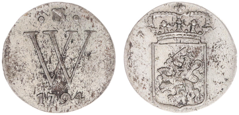 Overzeese Gebiedsdelen - Nederlands West-Indië - 2 Stuiver 1794 (Scho. 1356 / Pa...