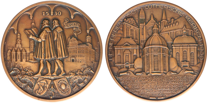 Historiepenningen - 1930 - Medal 'Vierde eeuwfeest der Augsburgse Confessie' by ...