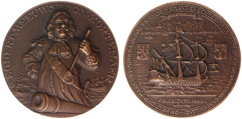 Historiepenningen - ND (1938) - Medal 'Egbert Meeuwszoon Kortenaer' from the ser...