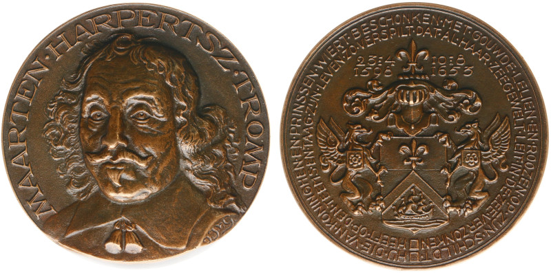 Historiepenningen - ND (1938) - Medal 'Maarten Harpertsz. Tromp' from the series...