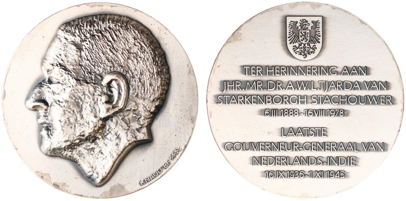 Historiepenningen - 1986 - Medal 'A.W.L. Tjarda van Starkenborgh Stachouwer, laa...