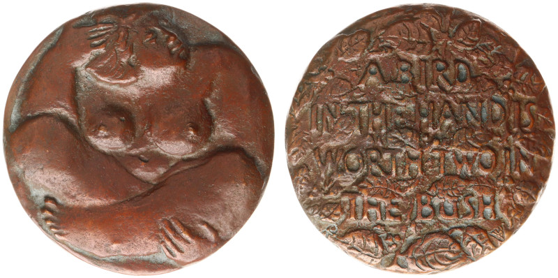 VPK-penningen - 1980 II - Medal 'A bird in the hand is worth two in the bush' by...