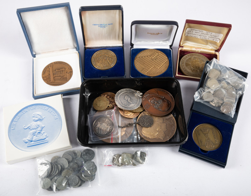 Medals in boxes - Netherlands - Mixed lot: 189 Dutch coins (nickel stuivers roun...