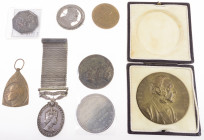 Medals in boxes - Miscellaneous - Nice lot medals incl. Prussia 'Marriage anniversary Wilhelm and Augusta' silver by Weigand, ditto Kronungstaler 1861...