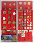 Medals in boxes - Miscellaneous - Seven Lindner-boxes containing appr. 88 medals (some silver, some coins) incl. 2x card 'Kroningsuitgifte W-A 2009', ...