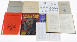 Literature - World - Lot of 9 publications on Chinese coins and banknotes incl. Jen 'Chinese Cash', Hartill 'Cast Chinese coins', Kann 'History Chines...