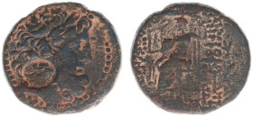 Miscellaneous - Seleukis and Pieria / Antioch - AE Tetrachalkon (Pseudo-autonomous issue, with countermark stamped during the reign of Cleopatra VII (...