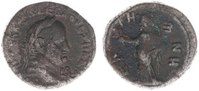 Egypt / Alexandria - BI Tetradrachm (year 2 = AD 69/70, 13.20g) - Laureate head right, LB (date) below chin / EI PH NH Eirene standing left, holding g...