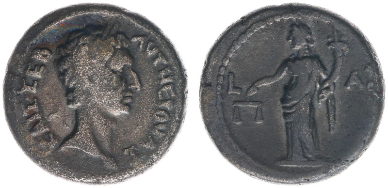 Egypt / Alexandria - BI Tetradrachm (date LA = AD 96-97, 12.45g) - Bare head rig...