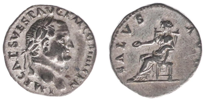 Roman Imperial Coinage - Vespasianus (69-79) - AR Denarius (Rome AD 73, 2.51g) -...