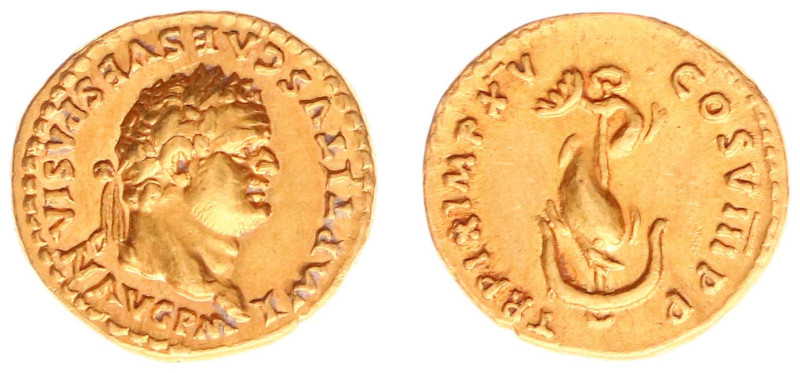 Roman Imperial Coinage - Titus (69-81) - AV Aureus (Rome June AD 80, 7.39g) - IM...