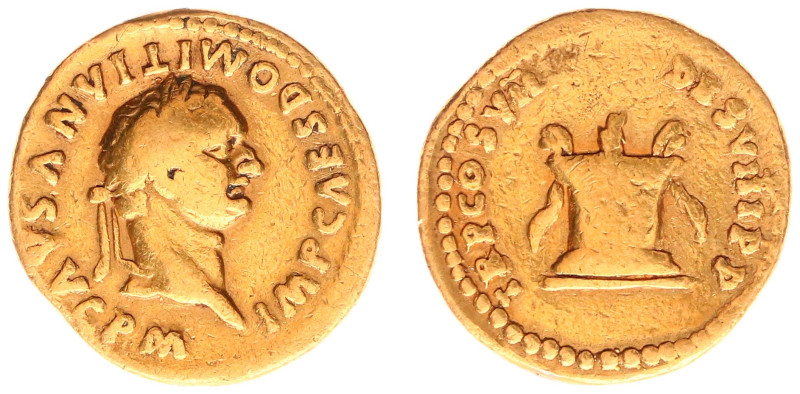 Roman Imperial Coinage - Domitianus (81-96) - AV Aureus (Rome AD 81, 6.89g) - IM...