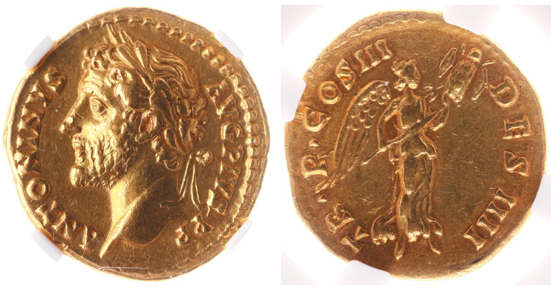 Roman Imperial Coinage - Antoninus Pius (138-161) - AV Aureus (Rome c. AD 144, 7...