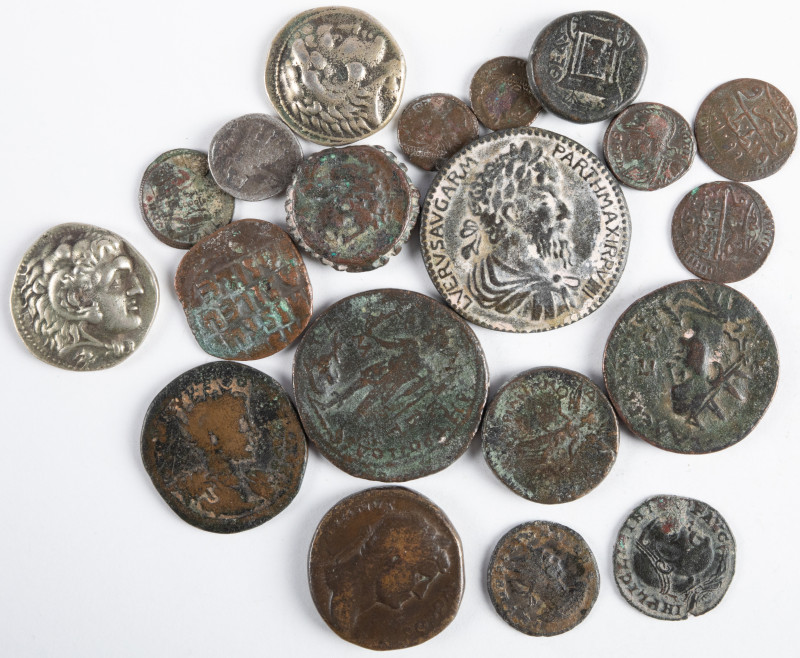 Ancient coins in lots - - Miscellaneous coinage - A small and mixed lot ancient ...