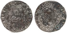 Hertogdom Brabant - Jan III (1312-1355) - Gros au saint Pierre ND Leuven (W. 377 / Vanhoudt G 280) - Obv. St. Peter within polylobe and shield with ar...