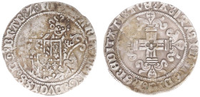 Hertogdom Brabant / Antwerpen - Maria van Bourgondië (1477-1482) - Vuurijzer 1478 Antwerpen (Van Gelder Hoc 40-1b / Vanhoudt 56 / Lev. II-33) - 2.95 g...