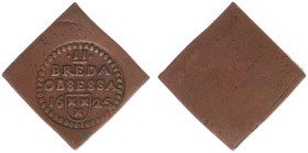 Hertogdom Brabant / Antwerpen - Stad Breda belegerd door de Spanjaarden onder Markies van Spinola (1624-1625) - - Siege coinage - 2 Stuivers 1625 unif...
