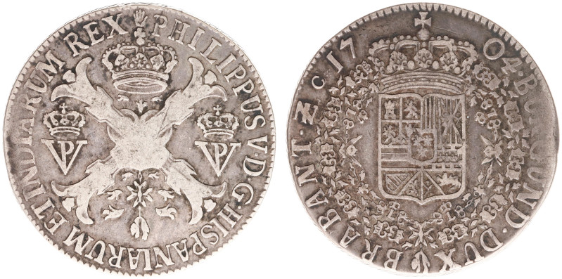 Hertogdom Brabant / Antwerpen - Philips V (1700-1712) - Patagon 1704 (vGH 366-1 ...