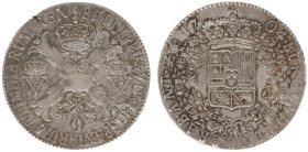 Hertogdom Brabant / Antwerpen - Philips V (1700-1712) - Patagon 1704 (vGH 366-1 / Delm. 355-1 / Vanhoudt 738 R1) - 28.06 gram - Obv. Crowned fire stee...