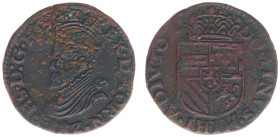 Heerlijkheid Doornik / Tournai - Philips II (1555-1598) - Oord 1582 (vGH 232-14 / Vanhoudt 321) - VF