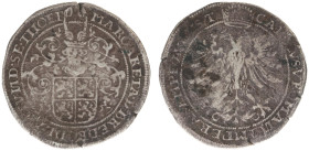 Abdij Thorn - Margaretha van Brederode (1557-1577) - 1/2 Daalder 1557 (CNM 2.42.8 / Lucas 23 / Delm. 764 R4 - Cabinet de Bruxelles) - 12.40 gram - Obv...