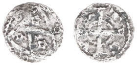 Graafschap Vlaanderen - Emissies met uitsluitend lokale symbolen 12e/13e eeuw - Maille ND (1253-1300) Kortrijk (Vanhoudt G2441 / Ghyssens 441-448) – 0...