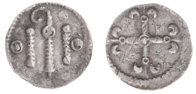 Graafschap Vlaanderen - Emissies met uitsluitend lokale symbolen 12e/13e eeuw - Penning or maille ND (1200-1250) Middelburg (Vanhoudt G 2446 / Haeck 1...
