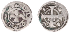 Graafschap Vlaanderen - Emissies met uitsluitend lokale symbolen 12e/13e eeuw - Maille ND (1220-1259) Rijssel (Lille) (Vanhoudt G2461 variant / Ghysse...