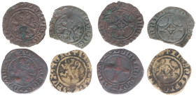 Graafschap Vlaanderen - Stad Gent in opstand tegen Maximiliaan (1488-1492) - Dubbele Mijt ND (1490?) Gent (vGH 153 / Vanhoudt 184) – 0.90 gram – Obv. ...